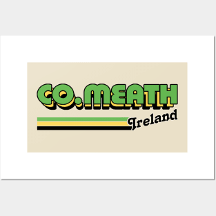 County Meath / Irish Retro County Pride Design Posters and Art